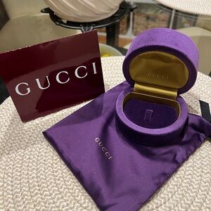 GUCCI Ring Box and Dust Bag